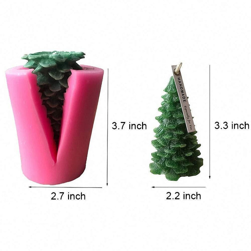 Aromatherapy Plaster Silicone Mould Soap Mold Christmas Tree Mold Candle Molds