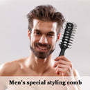 High Temperature Resistant Rib Comb Fluffy Modeling Hair Massage Brush (B) Newly