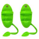 Parrot Food Holder Plastic Bird Feeding Cup Rack Bird Feeders Cuttlebone Holder