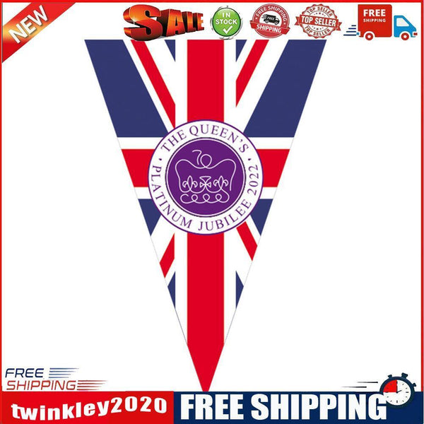 England Flag String Hanging Banner Queen Day String Flag Party Supply (A11)