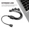 3pin Splitter Cable 5V Connector Cable Accessories for Msi Asus Asrock LED
