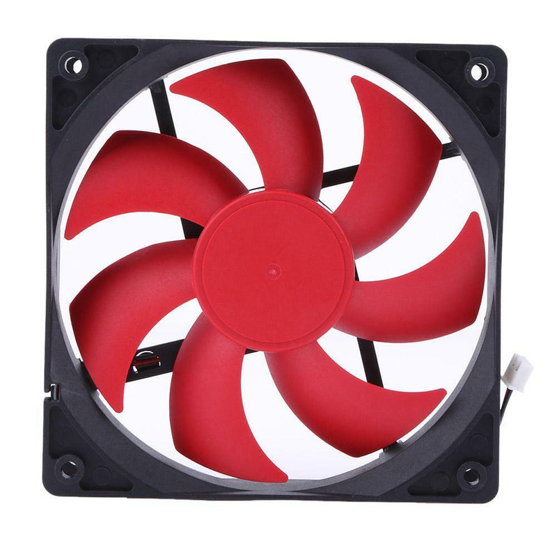 12cm 120mm DC 12V 1800R 120x120x25mm 2-Pin CPU Cooling Fan Sleeve Bearing for PC