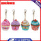 4pcs DIY Full Drill Special Shaped Diamond Painting Women Bag Cupcake Keychain