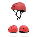 Children Skateboard Plum Helmets Bike Skating Protective Helmet (Red M) Newly