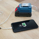 Converter With DC Socket Charging Adaptor For Bosch 14.4V 18V Li-ion Battery