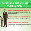 Increase Height Essential Massage Oil Grow Tall Promote Blood Circulation Newly