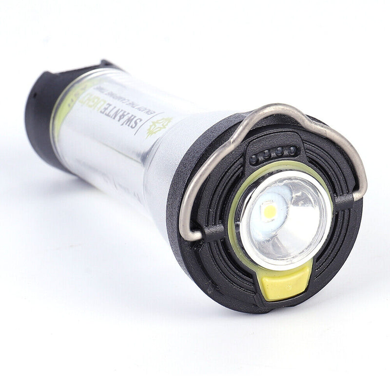 USB Rechargeable 150lm LED Lamp 3 Mode Waterproof Emergency Camping Flashlight