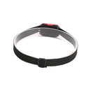 3 Modes Strong LED COB Headlight Outdoor Camping Mini Flashlight (Black)