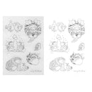 Clear Transparent Silicone Seals DIY Stamp Sheet Photo Album Decor Gift Newly
