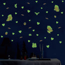 Luminous Glow In the Dark Heart Wall Stickers for Kids Baby Bedroom Decals Decor