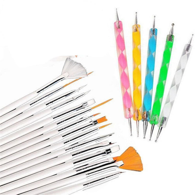 DIY Art Liner Painting Pen Gradient Manicure UV Gel Nail Brush Acrylic Brushes
