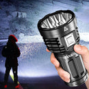 Bright LED Flashlight 500LM Waterproof Multi-function USB Charging Torch Li