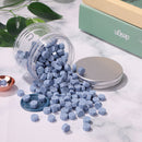 200pcs Octagon Sealing Wax Blue Wax Beads for Envelope Invitation DIY (E) Newly