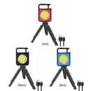 Pocket LED Working Light Camping Keychain Flashlight with Tripod (Blue)