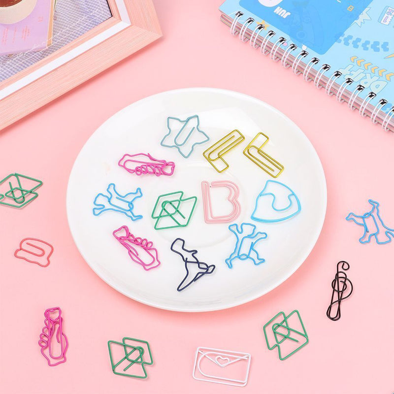 Desktop Storage Memo Notebook Stationery Paper Clips Binder Clip Bookmark