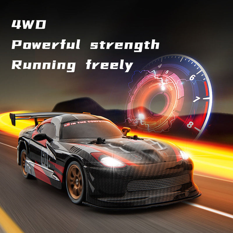 #A 1/16 4wd 2.4ghz 16km/h Racing Car High Speed Rc Racing Drift Car with Led Lig