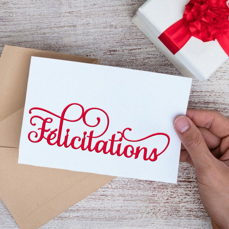 French Alphabet Cutting Die for DIY Scrapbooking Embossing Die Cuts (H4841)