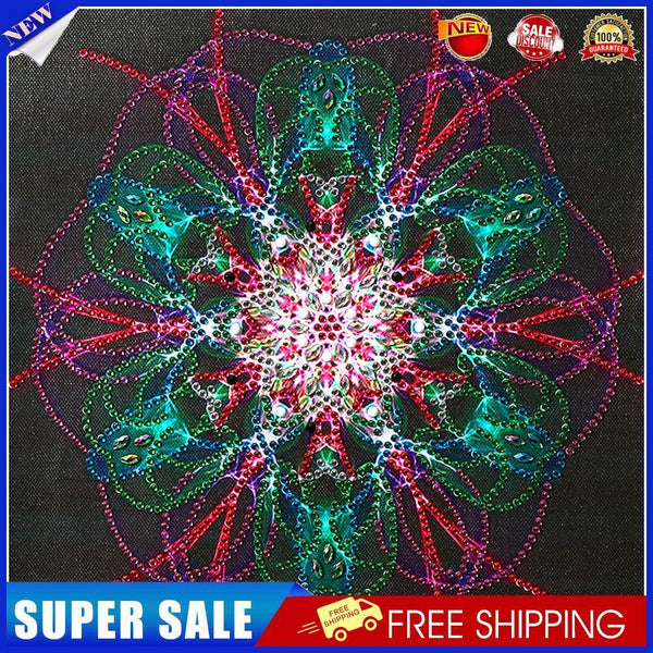 5D DIY Partial Special Shaped Drill Diamond Painting Mandala Decor (YK188)
