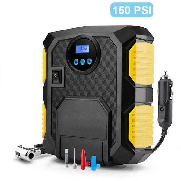 with LED Lamp Tire Flator Car Tire Inflator Automobile Tire Pump Air Compressor
