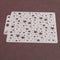 Star Hollow Lace Ruler Embossing Theme Template DIY Photo Album Drawing Tool