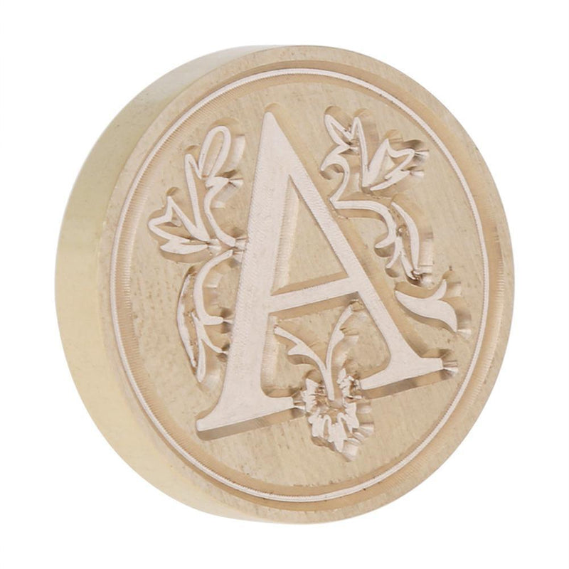 Ancient English Alphabet Letter Metal Seal Wax Stamps Sticks Candles Set (A