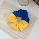 Korean Hit Color Hair Bands Women Fabric Hair Ties Rope Elastic Ponytail Hold