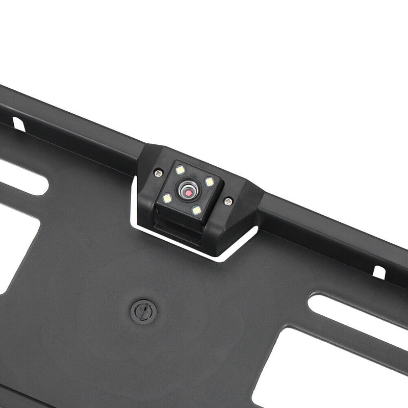 EU Reversing Rear View Parking License  Bracket Frame Holder Car Plate Camera