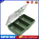 Fishing Tackle Bait Box Fish Lure Hook Bait Container Equipment (3 Grid)