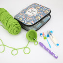 Crochet Hook Set Yarn Knitting Needles with Knit Gauge Scissors Sewing Tool