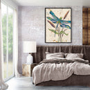 Dragonfly on Plant Diamond Painting Kit 5D DIY Full Round Drill Picture Drawing