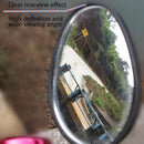 Bicycle Rear View Mirror MTB Road Bike Handlebar Rearview Plane Mirror Blac