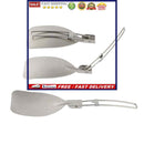 Barbecue Spatula Heavy Duty Stainless Steel Folding Turner for Outdoor Camping