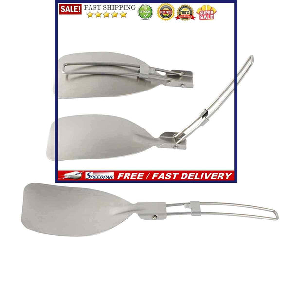 Barbecue Spatula Heavy Duty Stainless Steel Folding Turner for Outdoor Camping