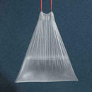 Gray 15pcs Household Portable Thicken Garbage Bag Drawstring S1Z8 Closure V W9M3