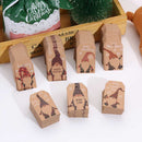 Santa Claus Kraft Paper Kraft Tag Gift Wrapping Hang Tags Christmas Labels