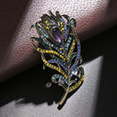 Jewelry Peacock Brooches Wedding Accessories Boho Enamel Pins Animal Bird Pins