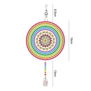 DIY Diamond Painting Double-sided Hanging Rotatable Wind Chime (GSP202) Newly
