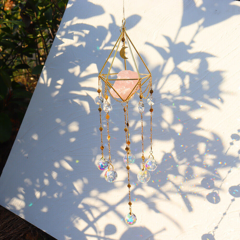 Crystal Ball Windchime Ornaments Star Pendant Hanging Drop Window During Crafts
