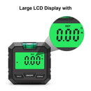 Angle Protractor 60 Degree Digital Inclinometer Level Meter Tool (Black B)
