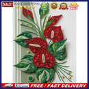 DIY Leaves Part Drill Special Shape Rhinestones Drawing for Home Decoration