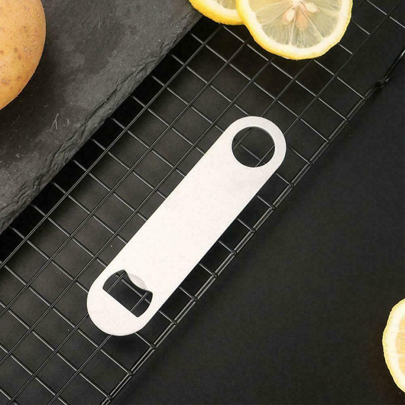 Bottle Opener Flat Bartender Professional Steel Beer Bartender P2B3