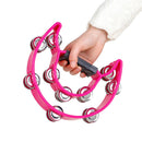 Handbell Tambourine Hand Percussion Accompaniment Musical Instrument Toys
