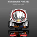 LED Headlamp 800LM Waterproof Camping Hiking Rechargeable Headlight Flashlight