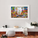 5D DIY Full Drill Diamond Painting Flower Shop Cross Stitch Craft Embroidery Kit