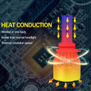 2pcs LED Car Light Bulbs 9005 9006 H1 H3 H7 H11 3000K Auto Headlight Fog Lamp