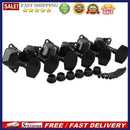 3L3R Chrome Semiclosed Tuning Pegs Machine Heads for Acoustic Guitar Black