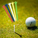 50X Golf Tees Professional Zero Friction 5 Prong 70mm Plastic F1A7 T6V8 Y6D8