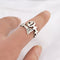 Yarn Guides Finger Wear Knitting Ring Fish Bone Shape Sewing Crochet Loop