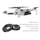 4pcs Waterproof Motor Cover Cap Engine Protector for DJI Mini 3 Pro (Black)