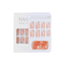Full Cover Nails Nails Tips French White Side False Nails Short Nail with Drill